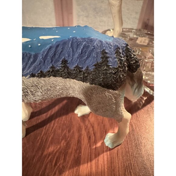 Set of 2 Retired Westland Giftware "Call of the Wolf" Resin Figurines (2008/2009 - Picture 13 of 15